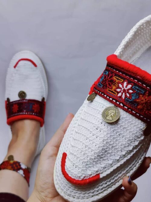 گیوه زنانه طرح تزنج