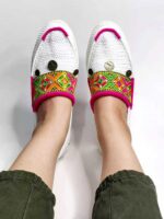 گیوه زنانه طرح شکوفه