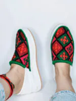 گیوه زنانه طرح ترنج